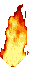 Explosion mit Flammenbildung