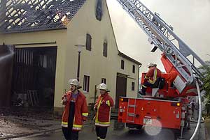 Gebäudebrand am 24.06.2005 in Neidhardswinden
