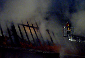 Gebäudebrand am 13.10.2005 in Elgersdorf