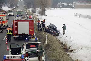 Verkehrsunfall bei Plankstatt;Foto:Wehr