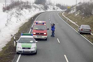 Verkehrsunfall bei Plankstatt;Foto:Wehr