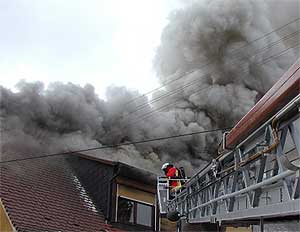 Wohnhausbrand;Foto:J. Schmidt