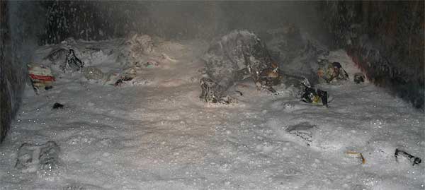 Brand eines Containers am 19.12.2006