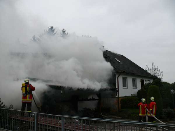 Brand in Oberstrahlbach