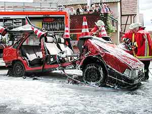 Schauübung - 125 Jahre Freiwillige Feuerwehr Unternesselbach