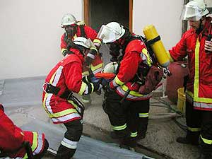 Übung 28.05.2004 - Einsatzübung in Oberschweinach