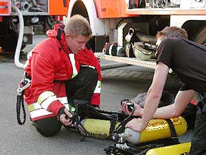 Übung 28.05.2004 - Einsatzübung in Oberschweinach