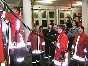 Übung Hauptwehr am 04.02.2005